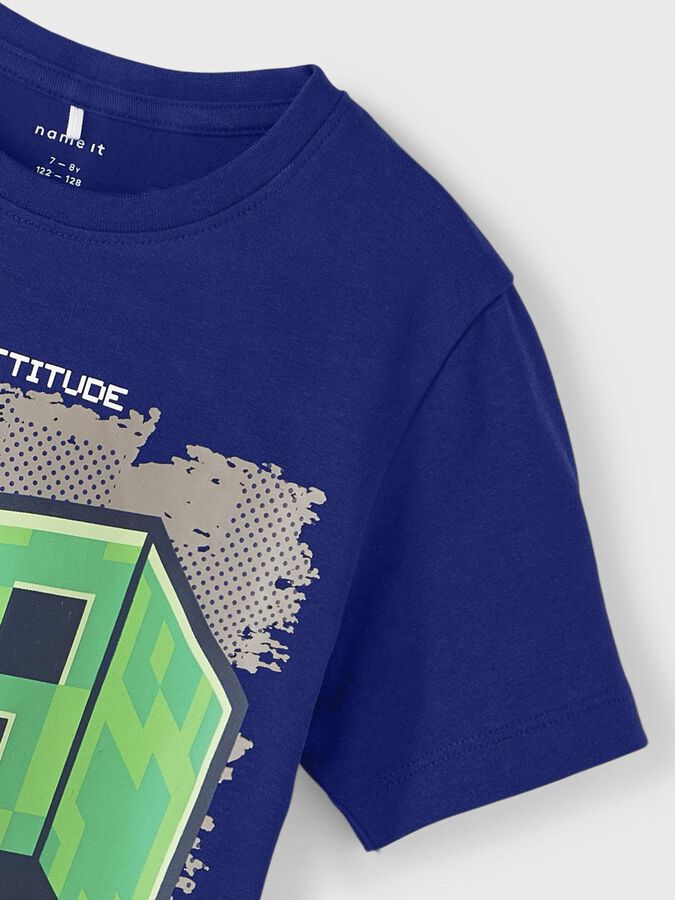 MINECRAFT T-SHIRT (Blue) from it kids | Name it®
