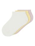 Name it 3-PACK ANKLE SOCKS, Double Cream, highres - 13202009_DoubleCream_001.jpg