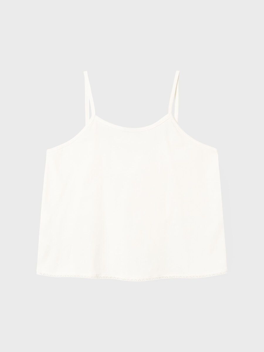 Name it RELAXED FIT STRAP TOP, White Alyssum, highres - 13230968_WhiteAlyssum_002.jpg