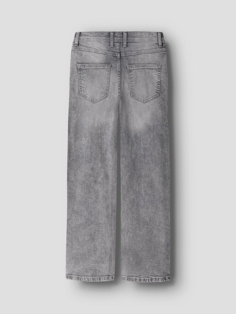 Carousel image 4 STRAIGHT FIT JEANS, Medium Grey Denim