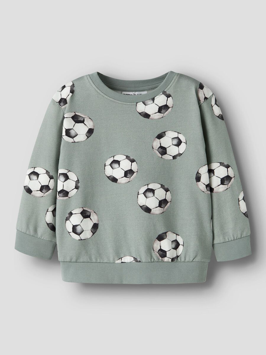 Carousel image 1 REGULAR FIT SWEATSHIRT, Green Milieu