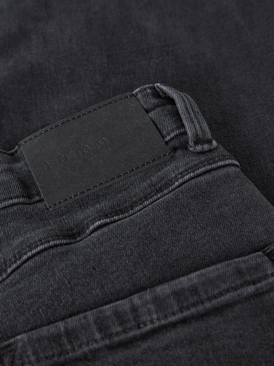 Carousel image - JAMBE EXTRA LARGE JEAN, Black Denim | 6