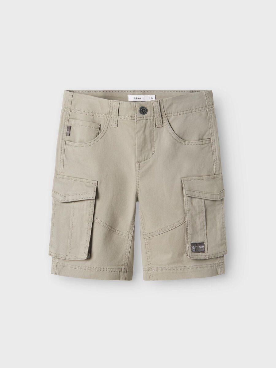 Name it REGULAR FIT SHORTS, Elephant Skin, highres - 13198124_ElephantSkin_003.jpg
