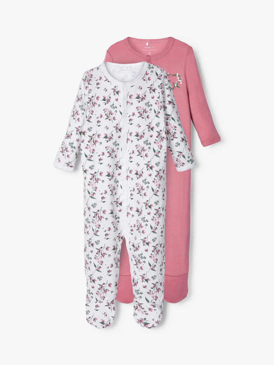 Name it 2-PACK PAINONAPILLINEN PYJAMA, Heather Rose, highres - 13173256_HeatherRose_003.jpg