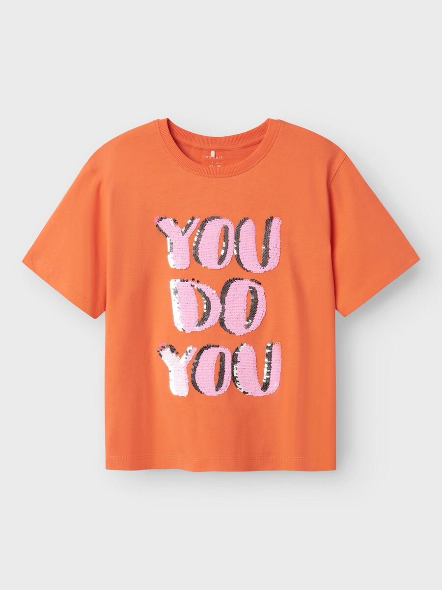 name it REGULAR FIT T-SHIRT, Fresh Salmon, highres - 13238019_FreshSalmon_003.jpg