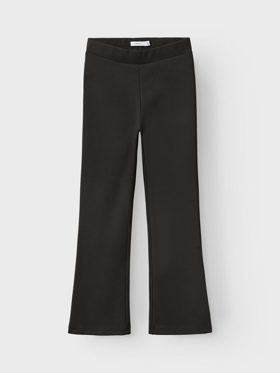 Name it VISCOSE BOOTCUT TROUSERS, Black, highres - 13177337_Black_003.jpg