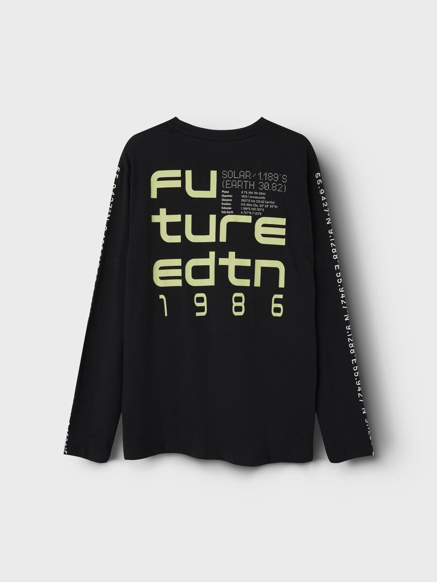 name it REGULAR FIT T-SHIRT, Black, highres - 13233196_Black_002.jpg