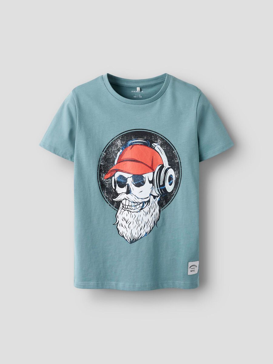 name it TRYCKTA T-SHIRT, Mineral Blue, highres - 13242445_MineralBlue_003.jpg