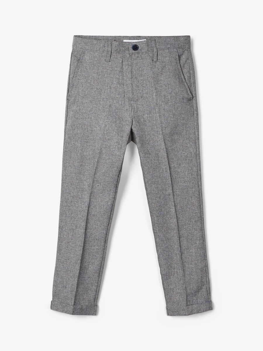 Name it CROPPED WOVEN SUIT TROUSERS, Grey Melange, highres - 13182866_GreyMelange_003.jpg