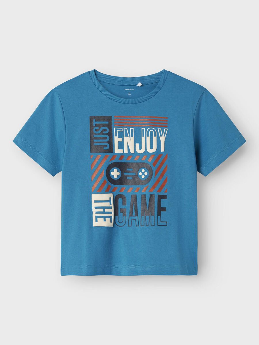 name it COUPE CLASSIQUE T-SHIRT, Fjord Blue, highres - 13238137_FjordBlue_003.jpg