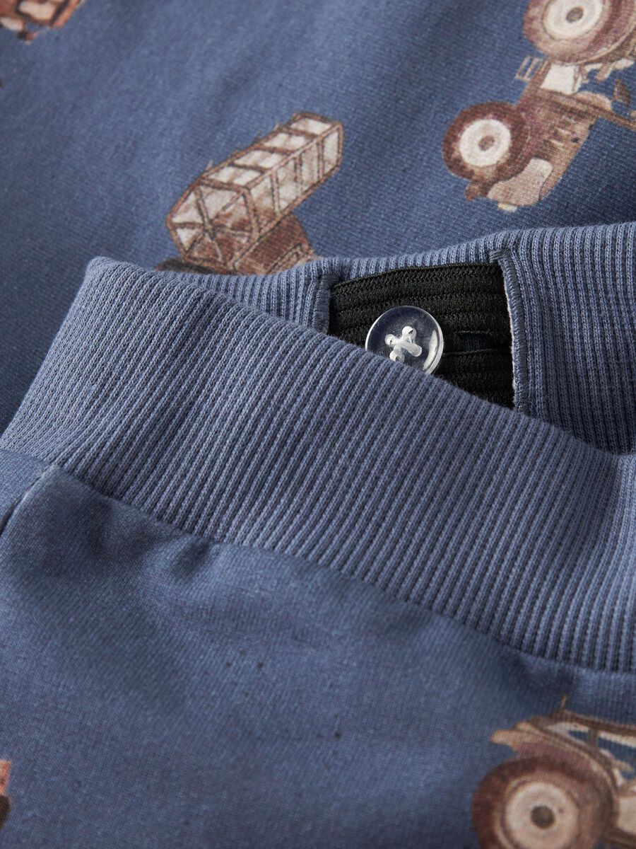Carousel image - ORGANIC COTTON SHORTS, Vintage Indigo | 3