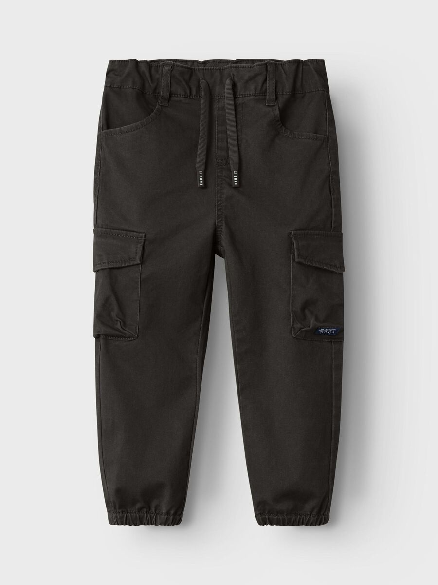 name it BAGGY FIT CARGOHOSE, Black, highres - 13212620_Black_003.jpg