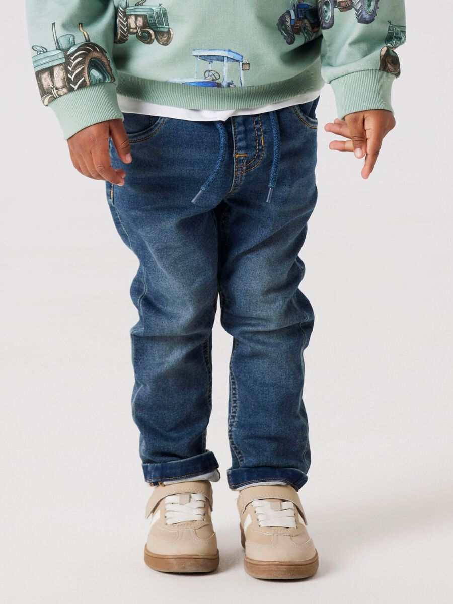 name it REGULAR FIT SWEAT JEANS, Vintage Dark Blue Denim, highres - 13212646_VintageDarkBlueDenim_007.jpg