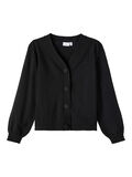 Name it LONG SLEEVED KNITTED CARDIGAN, Black, highres - 13209822_Black_001.jpg