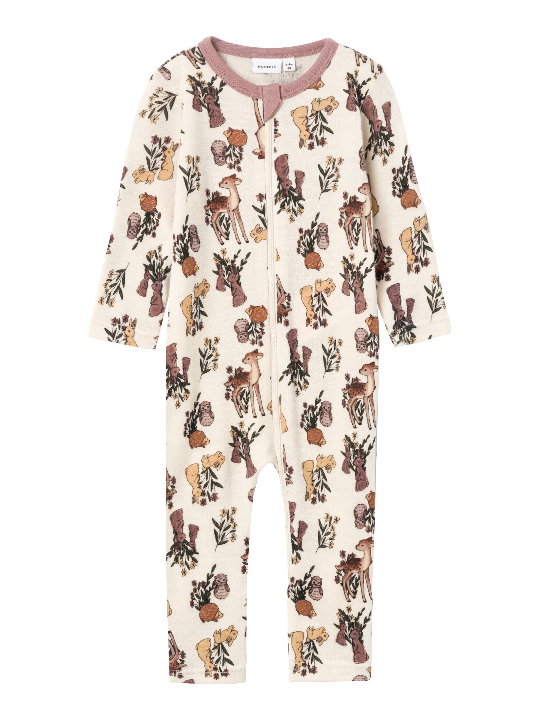 Wool footie online pajamas