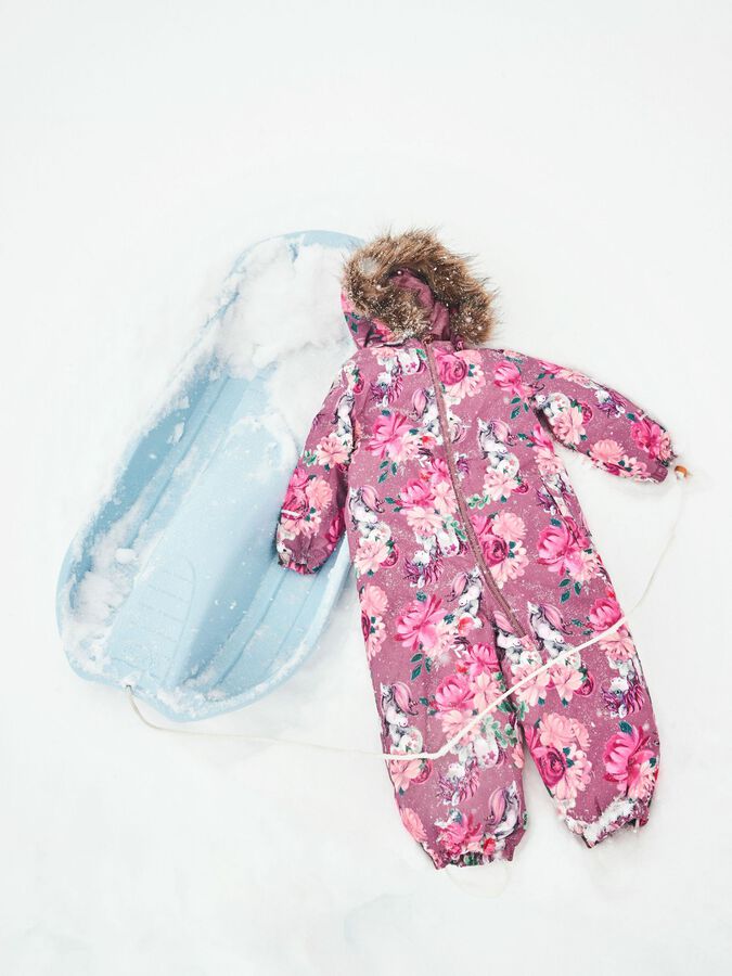 SNOW10 WHOLESUIT - Toddler Girls\' | Purple | NAME IT® Norway