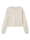 Name it PERFORATED KNITTED CARDIGAN, Crystal Gray, highres - 13178757_CrystalGray_001.jpg