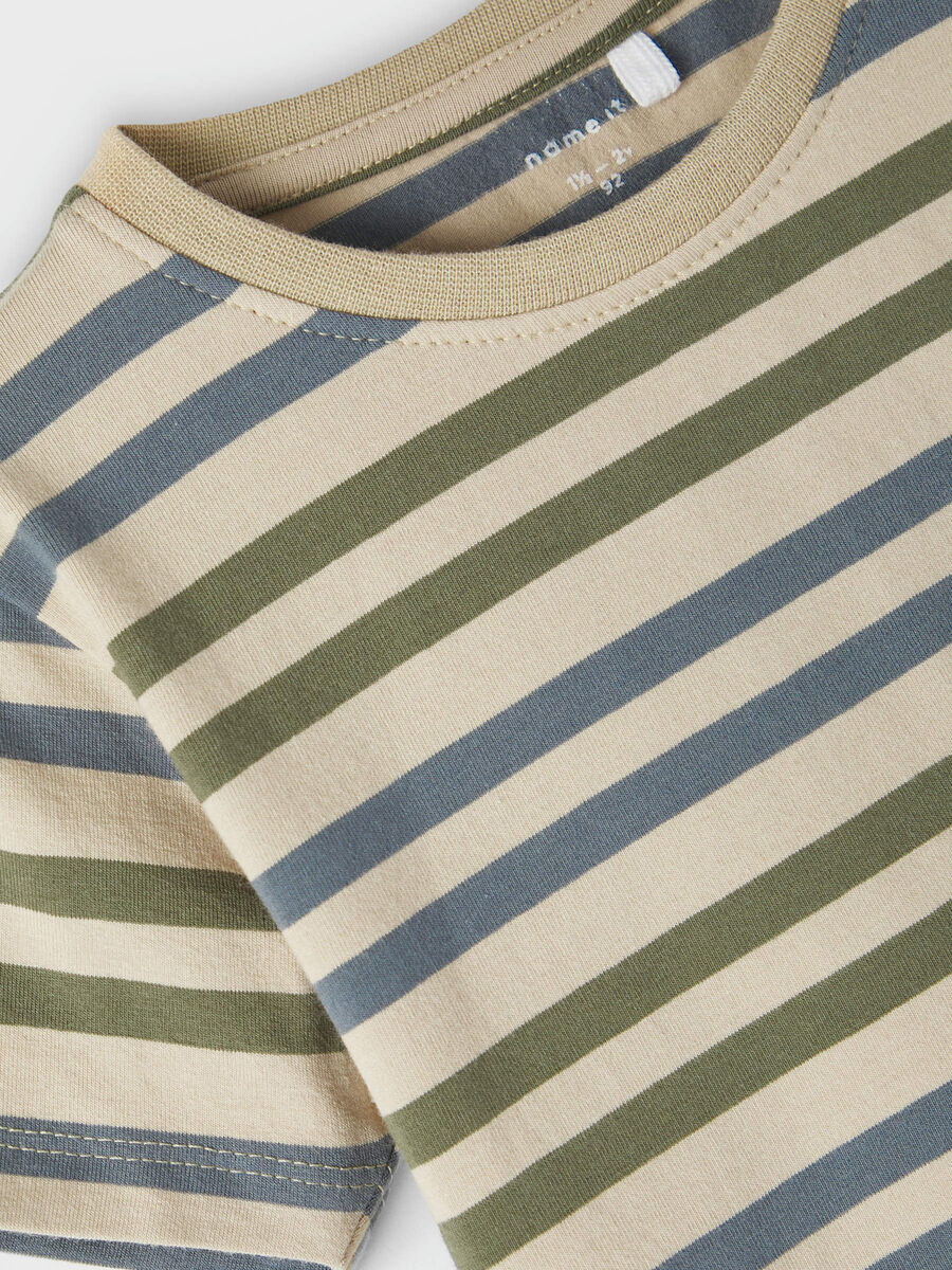 Carousel image - STRIPED T-SHIRT, Humus | 3