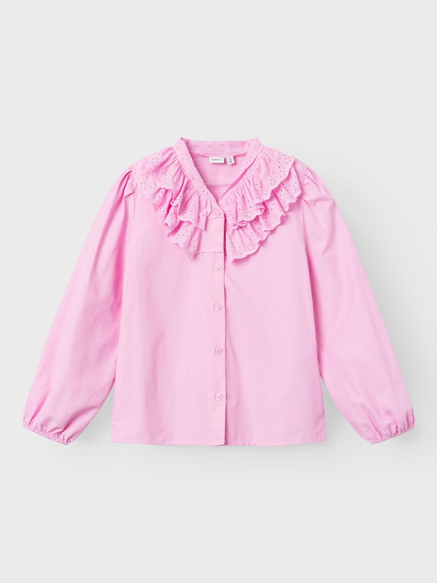 name it REGULAR FIT LONG SLEEVED SHIRT, Lilac Chiffon, highres - 13229522_LilacChiffon_003.jpg