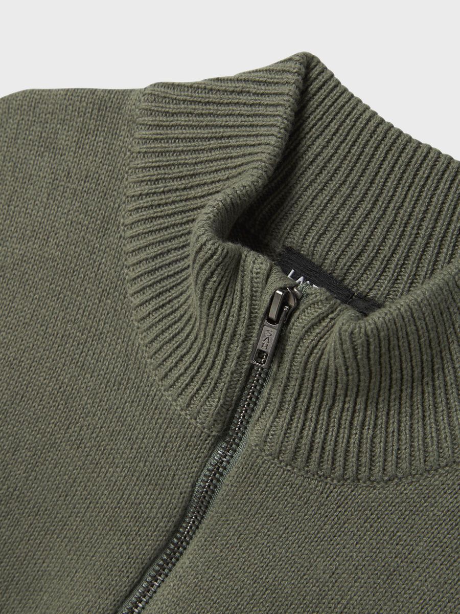 Name it ORGANIC COTTON KNITTED PULLOVER, Agave Green, highres - 13241504_AgaveGreen_005.jpg