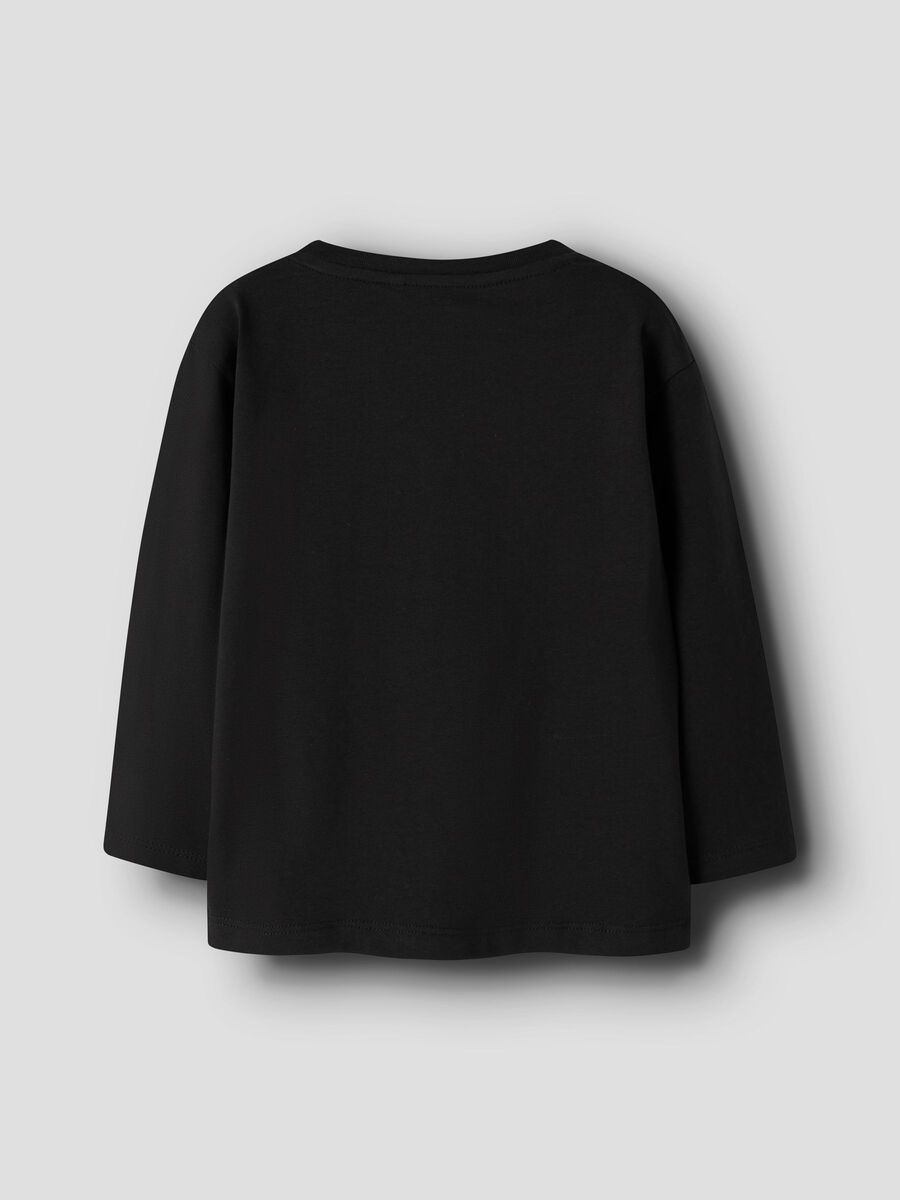 Product carousel image 2 ORGANIC COTTON LONG SLEEVED TOP, Black