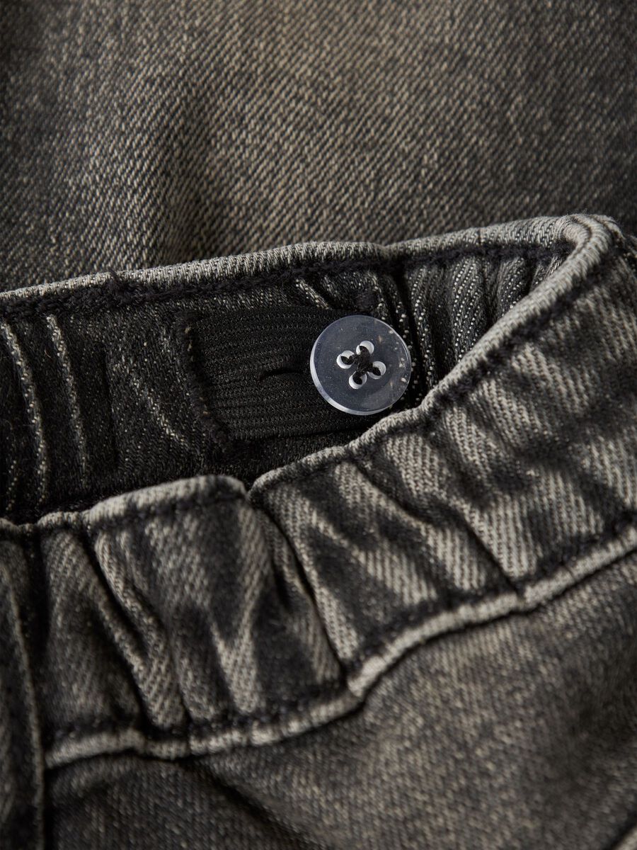 Carousel image 5 TAPERED FIT JEANS, Brown Denim