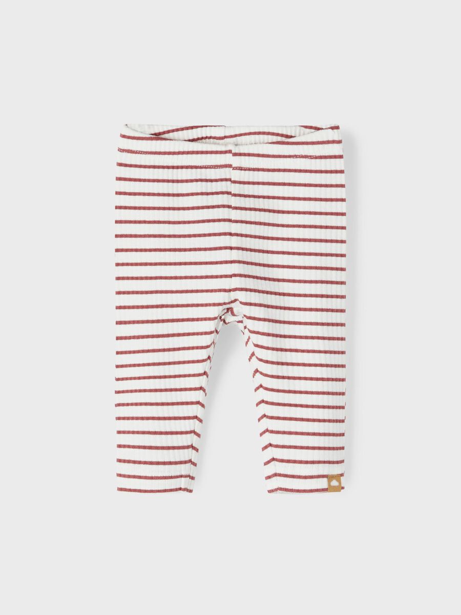 Carousel image - STRIBEDE LEGGINGS, Apple Butter | 1
