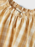 Name it CHECKED SHORT SLEEVED DRESS, Taos Taupe, highres - 13205811_TaosTaupe_005.jpg