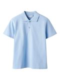 name it ORGANIC COTTON POLO SHIRT, Chambray Blue, highres - 13250066_ChambrayBlue_001.jpg
