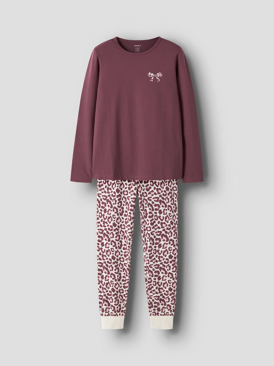 Product carousel image - ORGANIC COTTON PYJAMA SET, Antique White | 1