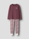 Product image thumbnail - ORGANIC COTTON PYJAMA SET, Antique White | 1