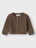 name it ORGANIC COTTON KNITTED CARDIGAN, Walnut, highres - 13242238_Walnut_003.jpg