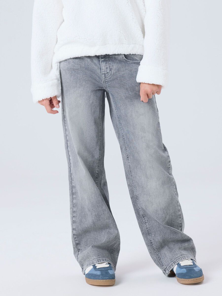 Carousel image 2 WIDE FIT JEANS, Medium Grey Denim
