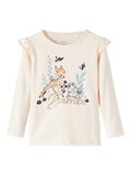 name it DISNEY BAMBI TOP MED LANGE ÆRMER, Buttercream, highres - 13210721_Buttercream_001.jpg