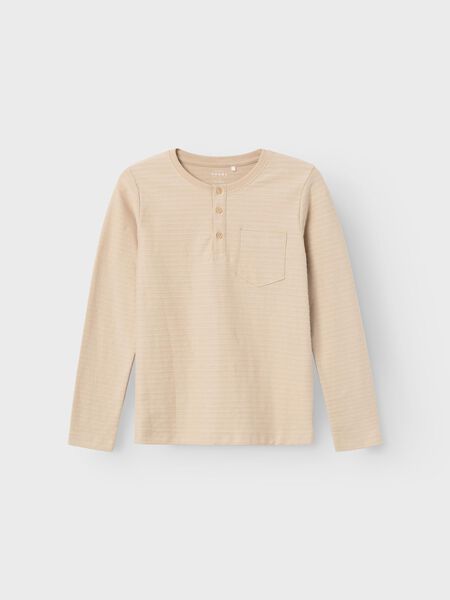 Name it STRIPED LONG SLEEVED TOP, Oxford Tan, highres - 13223140_OxfordTan_003.jpg