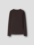 Product image thumbnail - REGULAR FIT LONG SLEEVED TOP, Chocolate Plum | 2