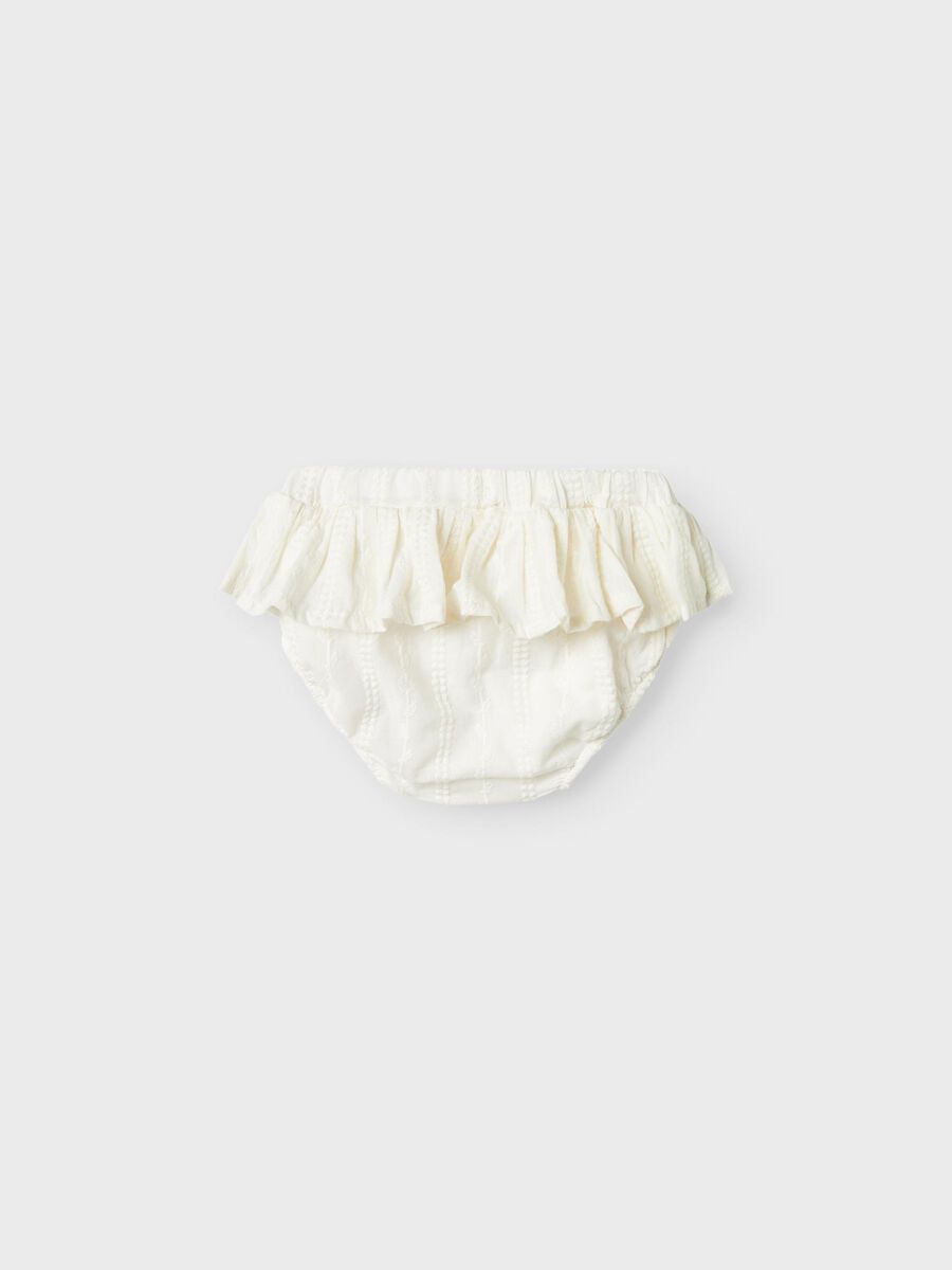 name it EKOLOGISK BOMULL SHORTS, Coconut Milk, highres - 13243328_CoconutMilk_002.jpg