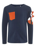 Name it FOX MOTIF - LONG-SLEEVED T-SHIRT, Dark Sapphire, highres - 13170281_DarkSapphire_001.jpg