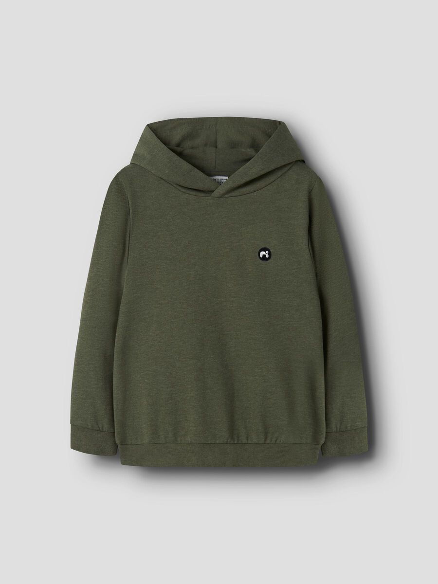 Product carousel image - REGULAR FIT HOODIE, Rifle Green | 1