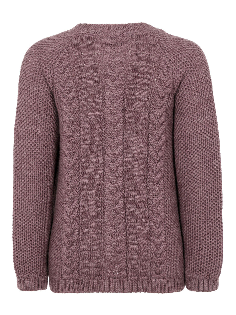 Name it LAINE MÉRINOS CARDIGAN EN MAILLE, Black Plum, highres - 13161885_BlackPlum_002.jpg