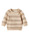 Name it STRIPED KNITTED TOP, Warm Sand, highres - 13210453_WarmSand_001.jpg
