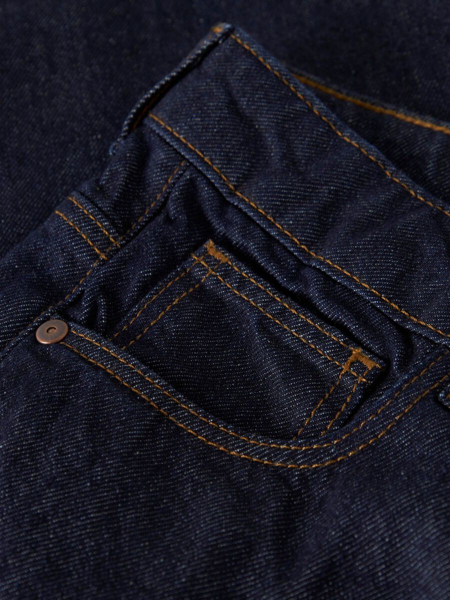 Carousel image 5 WIDE FIT JEANS, Dark Blue Denim