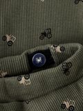 Product image thumbnail - REGULAR FIT TROUSERS, Dusty Olive | 3