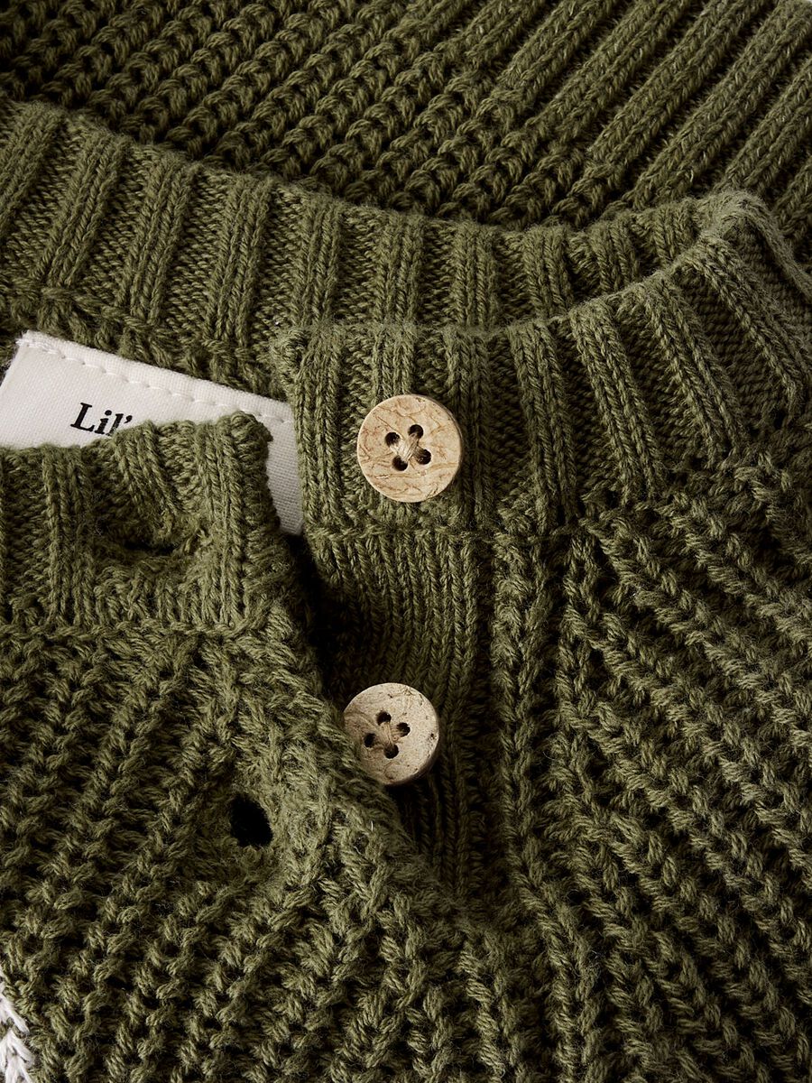 Carousel image 3 LONG SLEEVED KNITTED TOP, Winter Moss