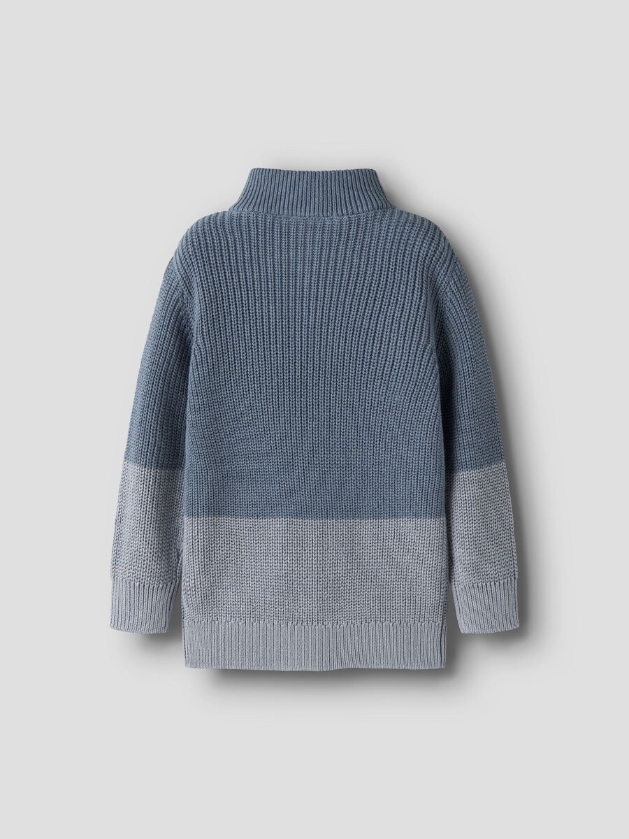 Product carousel image 2 COTON BIOLOGIQUE - MAILLE PULLOVER, Blue Mirage