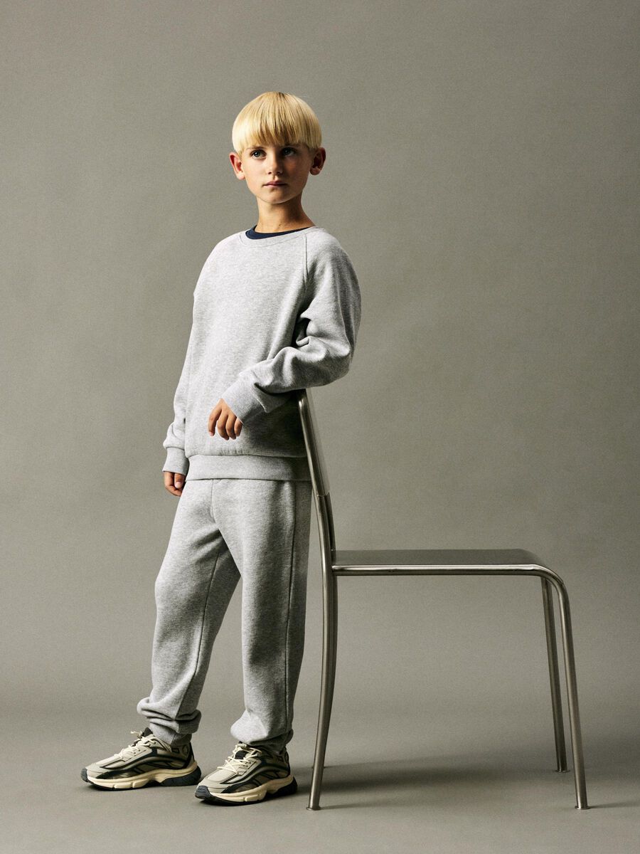 name it REGULAR FIT SWEATSHIRT, Grey Melange, highres - 13239605_GreyMelange_007.jpg