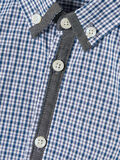 Name it CHECKED COTTON SHIRT, Dark Sapphire, highres - 13170755_DarkSapphire_006.jpg