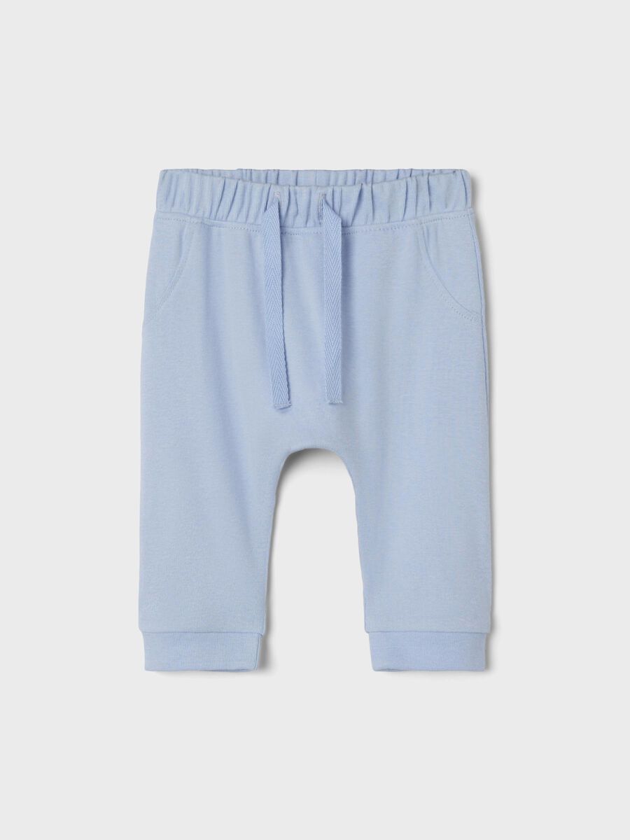 Carousel image - REGULAR FIT TROUSERS, Chambray Blue | 1