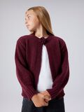 Product image thumbnail - REGULAR FIT KNITTED CARDIGAN, Burgundy | 2