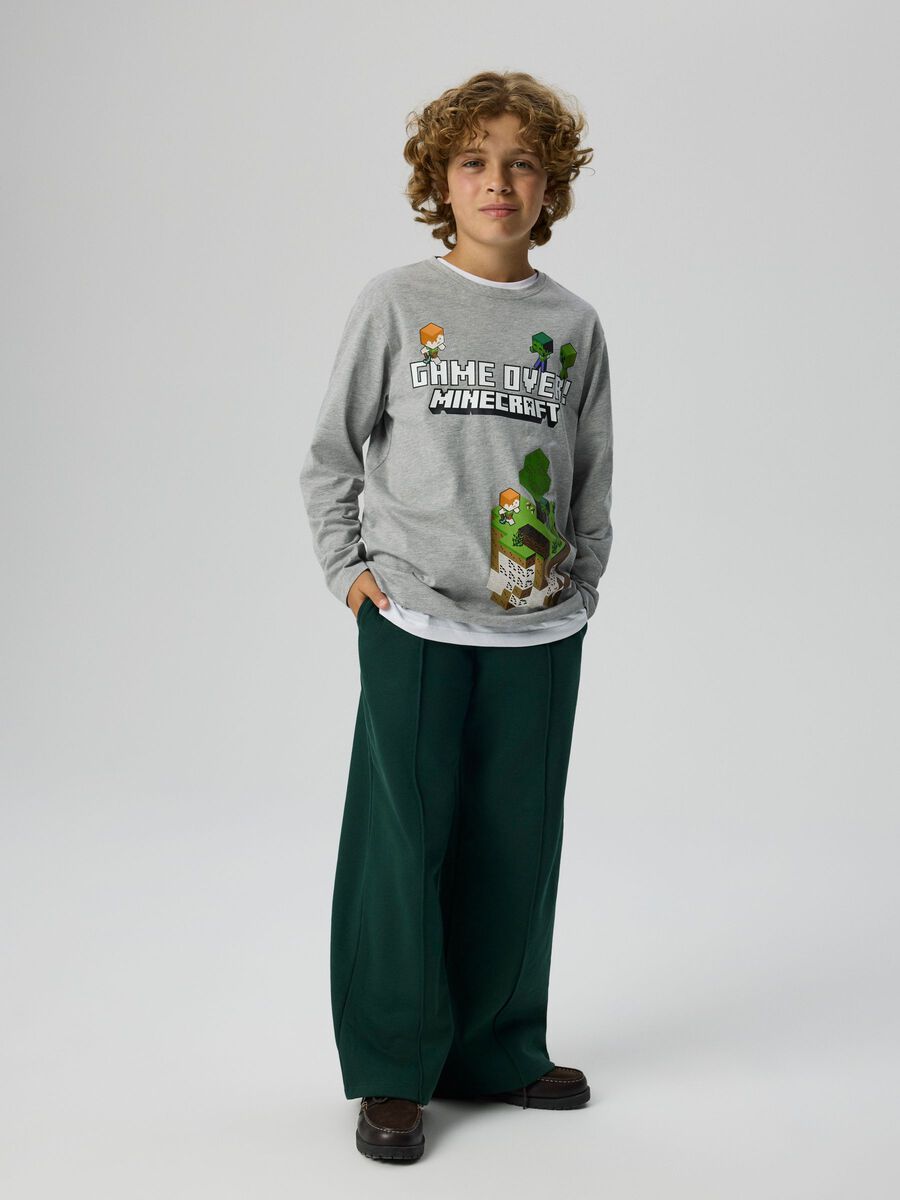Product carousel image 1 MINECRAFT TOP, Grey Melange